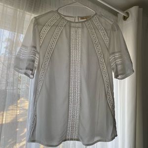 Maje white dress shirt